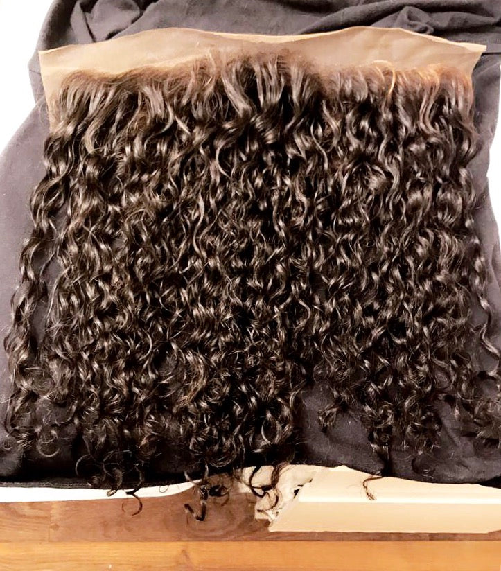 Paradise Curly Frontals (Brown Lace)